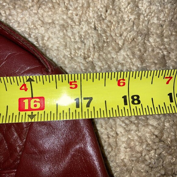 UNWORN Vintage 70s or Early 80s Leather Coat Size Small Office Daily Wear Fall - Picture 8 of 12